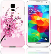 Samsung Galaxy S5 Hülle - Hard Case - Rosa Blüten