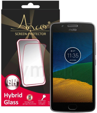 Motorola Moto G5 Schutzfolie - Hybrid Glass Displayschutz - Härtegrad 8H