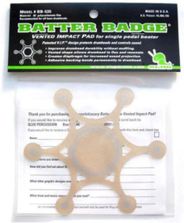 Batter Badge - Single Beater Impact Pad, Slug