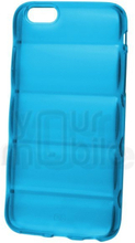 Silikon Case Barell - Apple iPhone 6 Plus / 6S Plus Hülle - transparent / blau