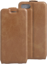 Apple iPhone 8 / 7 Case - Slim FlipCase - PU-Leder - braun