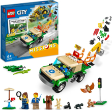 Wild Animal Rescue Missions Interactive Set Toys LEGO Toys LEGO City Multi/mønstret LEGO*Betinget Tilbud