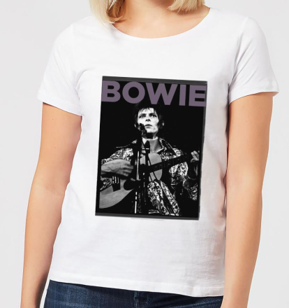 David Bowie Rock 2 Women's T-Shirt - White - XXL