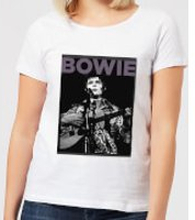 David Bowie Rock 2 Women's T-Shirt - White - S - White