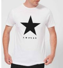 David Bowie Star Men's T-Shirt - White - 5XL