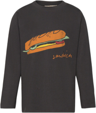 Sgji Sandwich Ls Tee Tops T-shirts Long-sleeved T-Skjorte Grey Soft Gallery