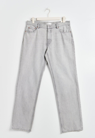 Gina Tricot - Low straight petite jeans - low waist jeans - Grey - 38 - Female