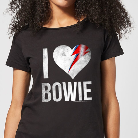 David Bowie I Love Bowie Women's T-Shirt - Black - XXL