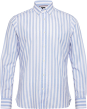 Dc Silky Bold Stripe Rf Shirt Tops Shirts Casual Blue Tommy Hilfiger