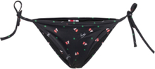 String Side Tie Print Swimwear Bikinis Bikini Bottoms Side-tie Bikinis Navy Tommy Hilfiger