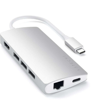 Satechi Satechi USB-C Multi-Port Adapter 4K V2, Sølv