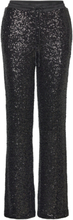 Women Pants Knitted Regular Bottoms Trousers Flared Black Esprit Collection