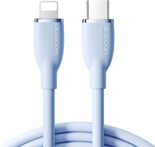JOYRO0M SA29-CL3 30W USB-C/Type-C to 8 Pin Liquid Silicone Fast Charging Data Cable, Length: 2m(Blue)