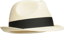 Trilby Hat Accessories Headwear Hats Beige Wigéns*Betinget Tilbud