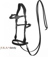 F.R.A Freedom Riding Articles FRA Dandy Sidepull (System 3) læder m. lædertøjler med clips.