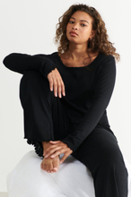 Gina Tricot - Frida pyjamas top - pyjamas - Black - XS - Female