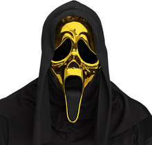 Ghostface Guld Chrome Mask