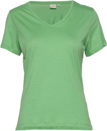 Naia Tshirt T-shirts & Tops Short-sleeved Grønn Cream*Betinget Tilbud