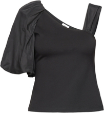 Alvi Top Tops T-shirts & Tops Short-sleeved Black Twist & Tango