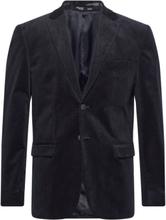 Slhslim-Boe Corduroy Blz B Noos Suits & Blazers Blazers Single Breasted Blazers Navy Selected Homme