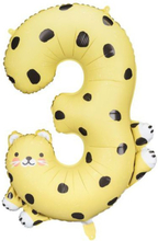 3-Tallet Gepard Folieballong