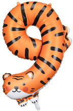 9-Tallet Tiger Folieballong