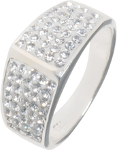 Stijlvolle dames ring 925 zilver Preciosa Crystal