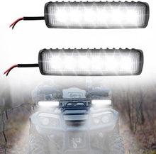 YRHOME LED pannlampa 2x 18w arbetslampa Backlampa 12V 24V ATV SUV