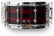 Pearl Masters Maple Reserve 14"x 6.5" Snare Drum, Red Burst Triband