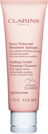 Soothing Gentle Foaming Cleanser Beauty WOMEN Skin Care Face Cleansers Mousse Cleanser Nude Clarins*Betinget Tilbud