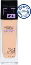 "Maybelline New York Fit Me Luminous + Smooth Foundation 130 Buff Beige Foundation Makeup Maybelline"