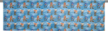 Sonic Blå Slät gardinkappa