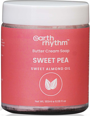 Earth Rhythm Sweet Pea Butter Cream Soap 180 g