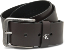 Rounded Classic Belt 38Mm Accessories Belts Classic Belts Brown Calvin Klein