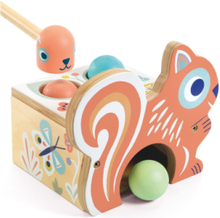 Babynut, Hammering Game Toys Baby Toys Educational Toys Hammer Bench Toy Multi/mønstret Djeco*Betinget Tilbud
