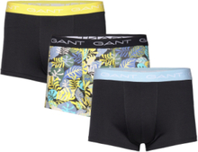 "Tropical Print Trunk 3-Pack Boxershorts Black GANT"