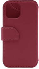 Nomadelic Wallet Case Solo 502 til iPhone 12 mini Mørkrød