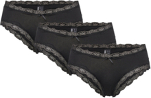 "Pcnola Low Cut Hipster 3-Pack Noos Trusser, Tanga Briefs Black Pieces"