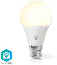 Nedis SmartLife LED-Lampor | Wi-Fi | B22 | 800 lm | 9 W | Varm Vit | 2700 K | Energiklass: A+ | Android- / IOS | A60 | 1 st.