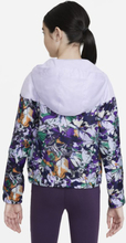 Nike Sportswear Windrunner Older Kids' (Girls') Printed Jacket - Purple