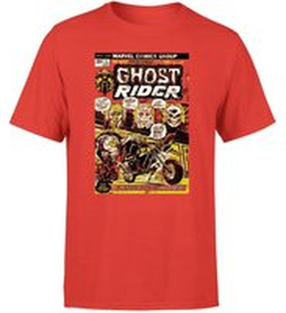 Ghost Rider Zodiac Men's T-Shirt - Red - XS - Red