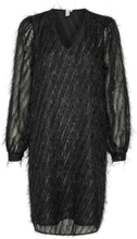 Cupatty Dress Knælang Kjole Black Culture