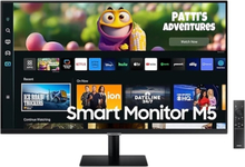 Samsung Smart Monitor M5 LS32CM500E, 81,3 cm (32"), 1920 x 1080 pixlar, Full HD, LCD, 4 ms, Svart