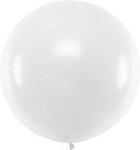 Jumboballong vit - PartyDeco