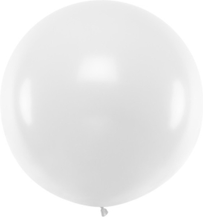 Jumboballong vit - PartyDeco