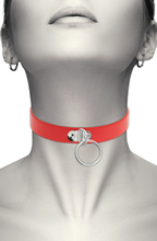 Coquette Hand Crafted Choker Fetish Red Choker