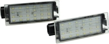 Skyltbelysning LED Renault, Dacia, Mercedes, Nissan, Opel mm