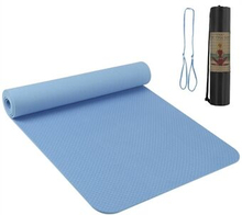 Yoga Mat 72.05×24.01in Anti-slip Exercise Mat for Fitness Workouts with Carrying Strap and Storage B