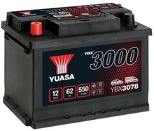 Bilbatteri SMF Yuasa YBX3078 12V 62Ah 550A