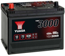 Bilbatteri SMF Yuasa YBX3069 12V 72Ah 630A